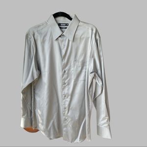 Murano men’s dress shirt. 16 1/2 34 long sleeve. Button down. Liquid cotton.